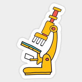 Microscope, Sciences Lover Sticker